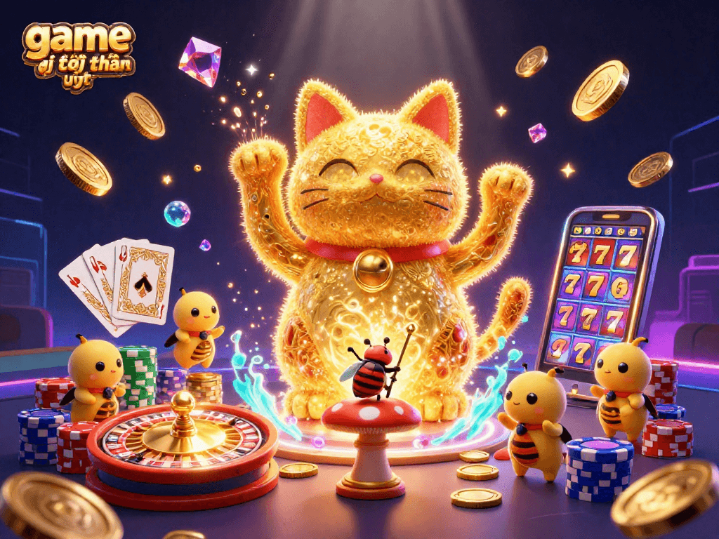 Experience the excitement of game đổi thưởng uy tín with dynamic casino elements and vibrant visual effects.