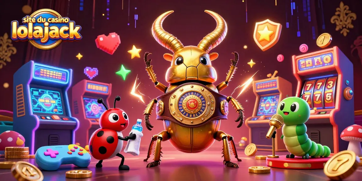 Experience the thrill at site du casino lolajack with vibrant 3D gaming elements and characters in an exciting environment.