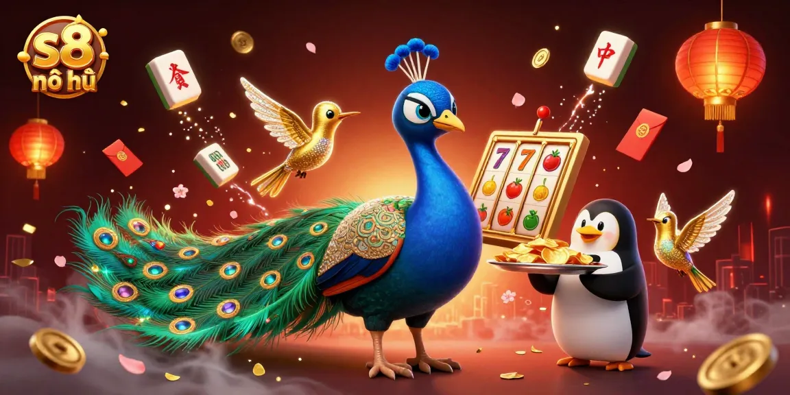 Experience vibrant gaming action with s8 nổ hũ as colorful characters and symbols collide in a thrilling slot environment.