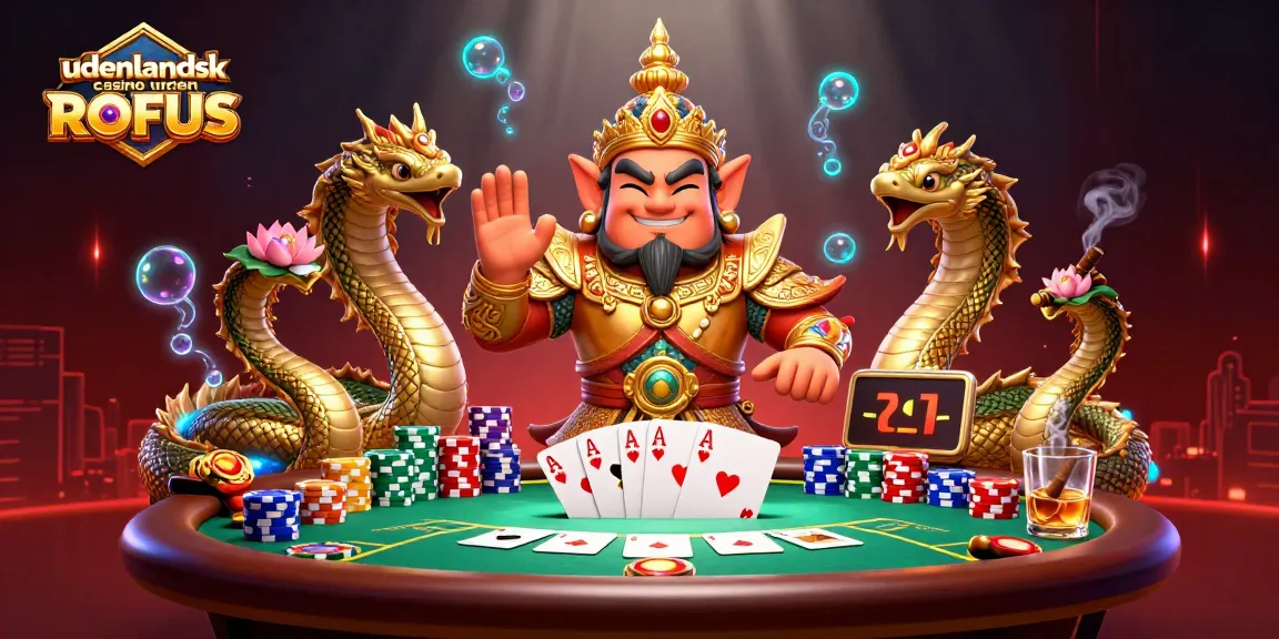 Engage with udenlandsk casino uden ROFUS at this vibrant 3D cartoon illustration depicting lively gaming action.