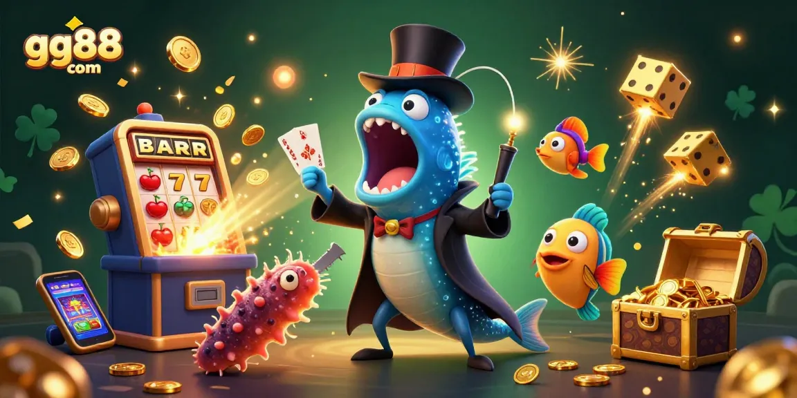 Gamble with gg88 com and witness a vibrant 3D casino scene bursting with excitement.