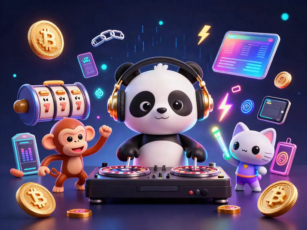 Spinning slots and jackpots animated with colorful characters in an engaging casino scene.