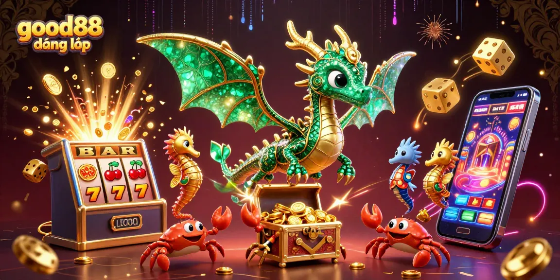 Engage with a thrilling good88 đăng nhập experience in a vibrant casino scene with exciting game elements.