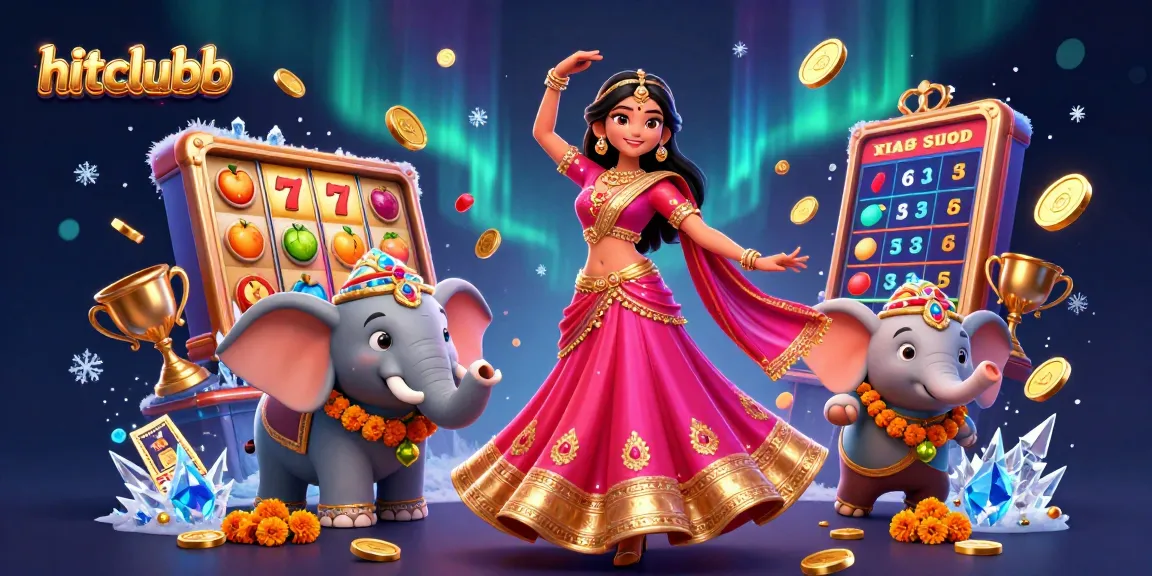 Hitclubb engages users with an exciting slot game atmosphere featuring dynamic reels and vibrant elements.