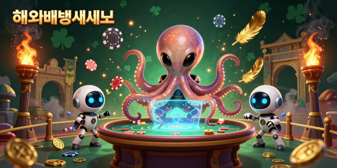해외배팅사이트에서 우주 오징어가 홀로그램 포커 테이블을 운영하고 있습니다.