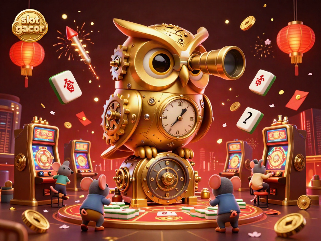 Engage with slot gacor in an enchanting casino scene filled with whimsical elements and vibrant colors.