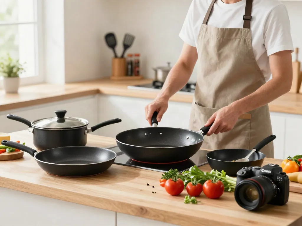 Explore Non-Stick Cookware price in Bangladesh with vibrant kitchen cookware scene.