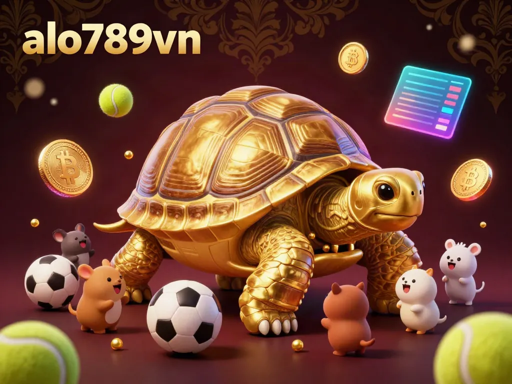 Engage in betting games with the exciting scene showcasing alo789vn’s thrilling tortoise pinball machine.