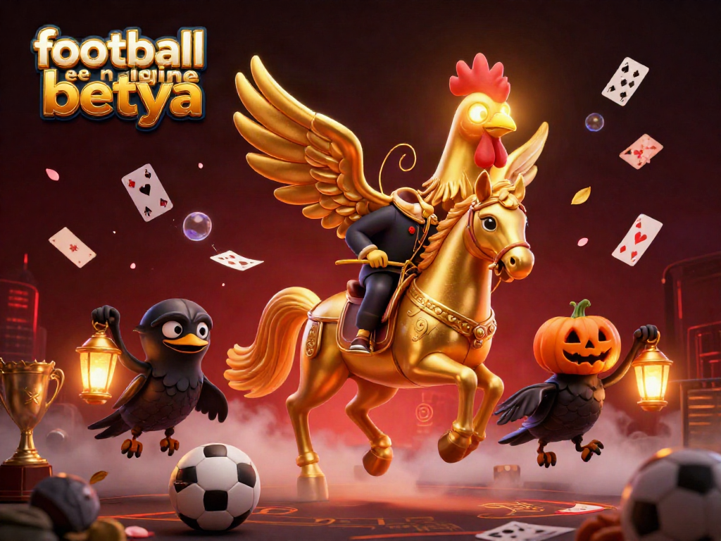 Place strategic football en ligne betya wagers amid a vibrant midnight casino atmosphere filled with action.
