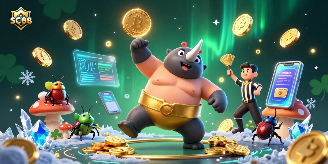 Experience exciting gameplay with SC88's lively cartoon casino scene featuring dynamic characters and vibrant gaming elements.