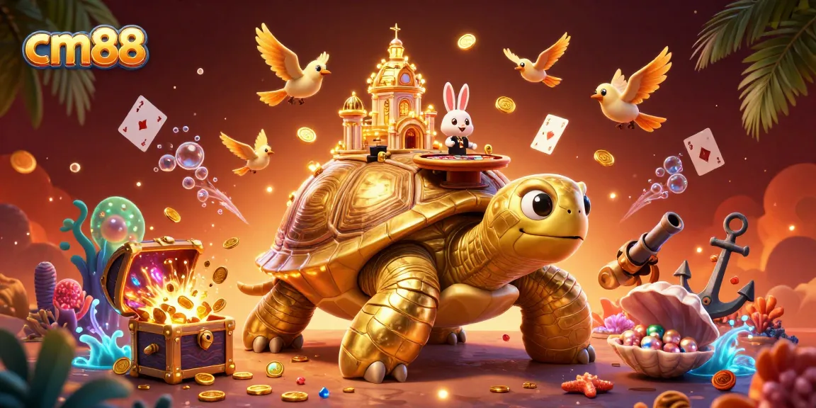 Experience thrilling gameplay at cm88 featuring golden tortoise casino adventure with vibrant elements.