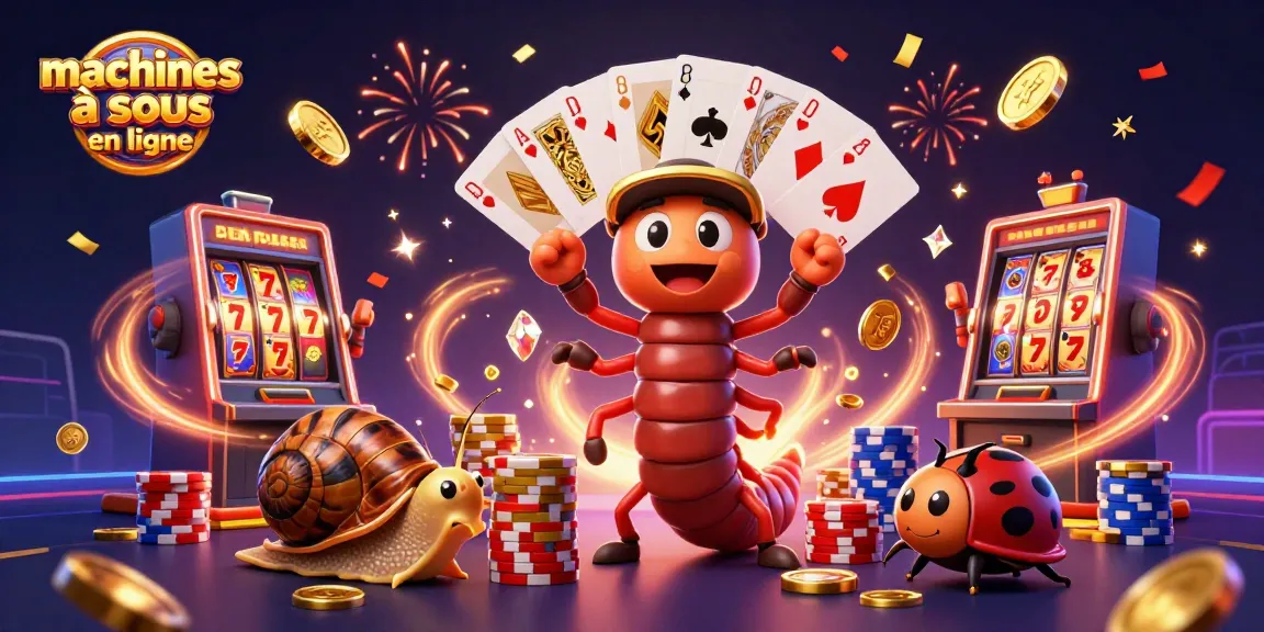 Gagnez aux machines à sous en ligne avec des personnages amusants et des éléments animés de casino.