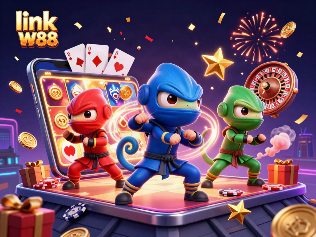 Spin and win with link W88 in this vibrant, action-packed casino adventure!