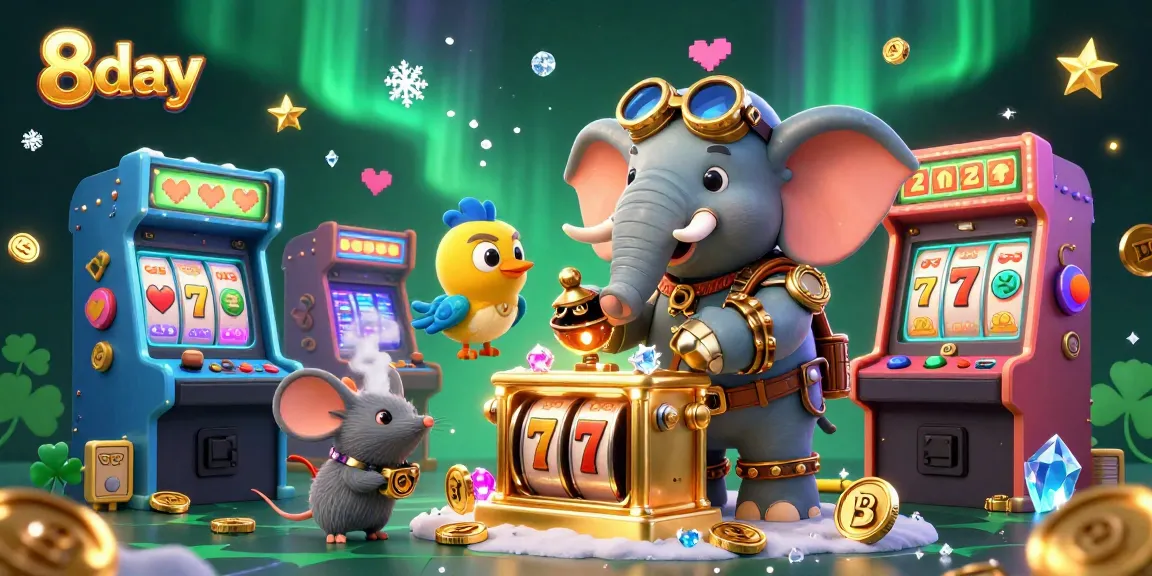 Engage with the thrilling features of 8day casino games in a vibrant 3D steampunk world.