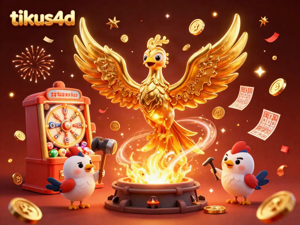 Menangkan hadiah besar dengan tikus4d melalui mesin lotere penuh bola bernomor dan kartu bingo berkilau.