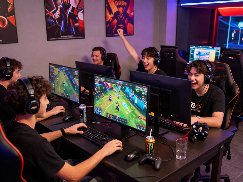 Players enjoying thrilling gaming action at Du88 online betting platform.