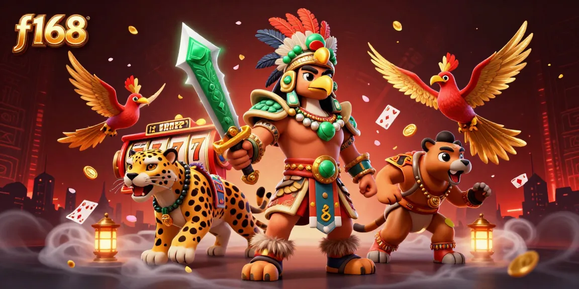 Experience the vibrant f168 casino adventure with dynamic characters and immersive gaming elements.