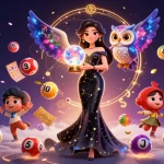Engage in the thrilling world of MM88 with vibrant lottery elements and a mystical theme.