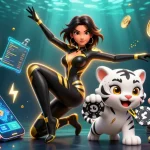 Engage in thrilling gameplay at hitclubhd with vibrant 3D casino elements and characters.