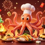Évaluez coinpoker avis avec une illustration dynamique montrant jeux et personnages de casino.