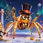 Jouer aux jeux de casino en ligne avec des personnages colorés dans une illustration captivante.