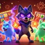 Join the excitement at situs slot gacor77, featuring dynamic slot reels and captivating casino elements.